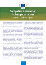 Compulsory education in Europe 2022/2023
