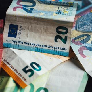 EUR banknotes EUR banknotes