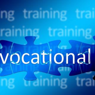 illustration of hands holding puzzle pieces with the text "vocational" written on it illustration of hands holding puzzle pieces with the text "vocational" written on it