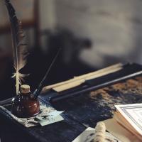 Old school desk