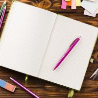 Notebook with pen